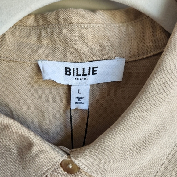 NWT Billie the Label Imogene Crop Top Linen Blend Size Large - Picture 4 of 9